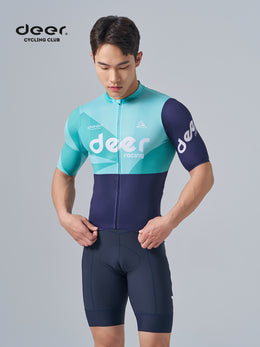 Race-Fit Full-Zip Cycling Jersey with Divided Rear Pockets — thumbnail 1 of 23