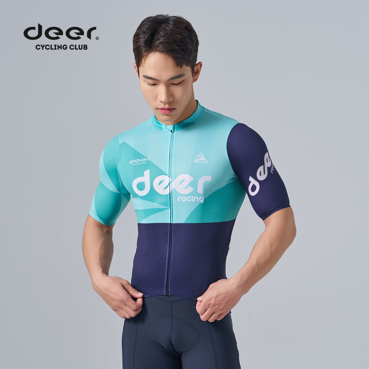 Race-Fit Full-Zip Cycling Jersey with Divided Rear Pockets — product story image 06 of 23