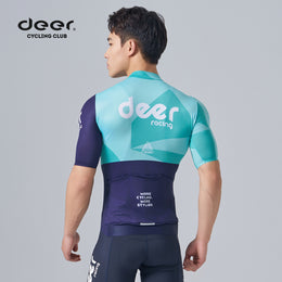 Race-Fit Full-Zip Cycling Jersey with Divided Rear Pockets — thumbnail 7 of 23