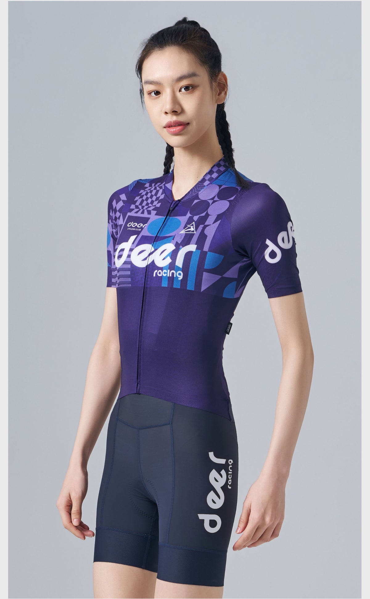 Race-Fit Full-Zip Cycling Jersey with Divided Rear Pockets — product story image 17 of 23