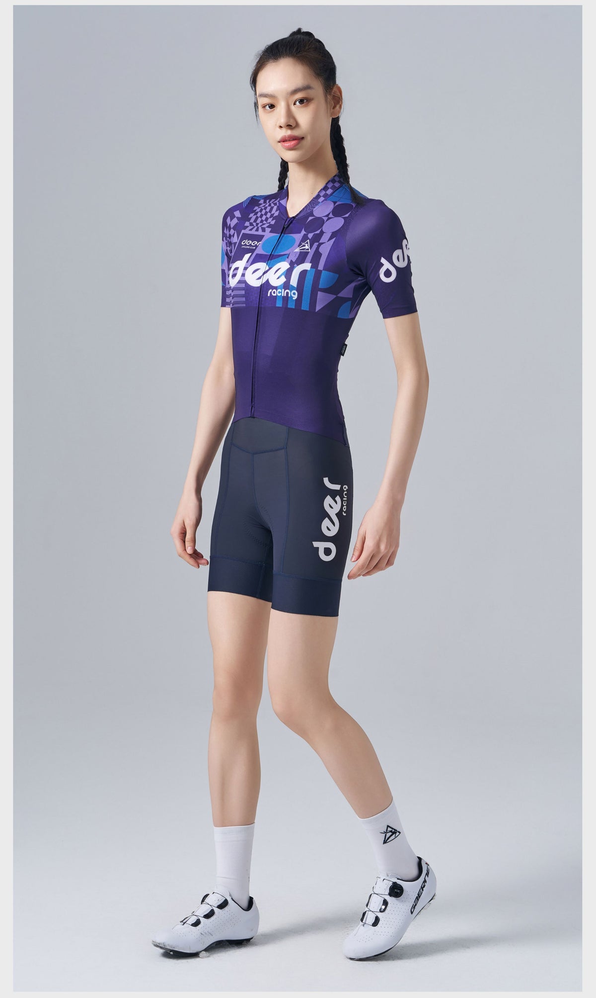 Race-Fit Full-Zip Cycling Jersey with Divided Rear Pockets — product story image 19 of 23