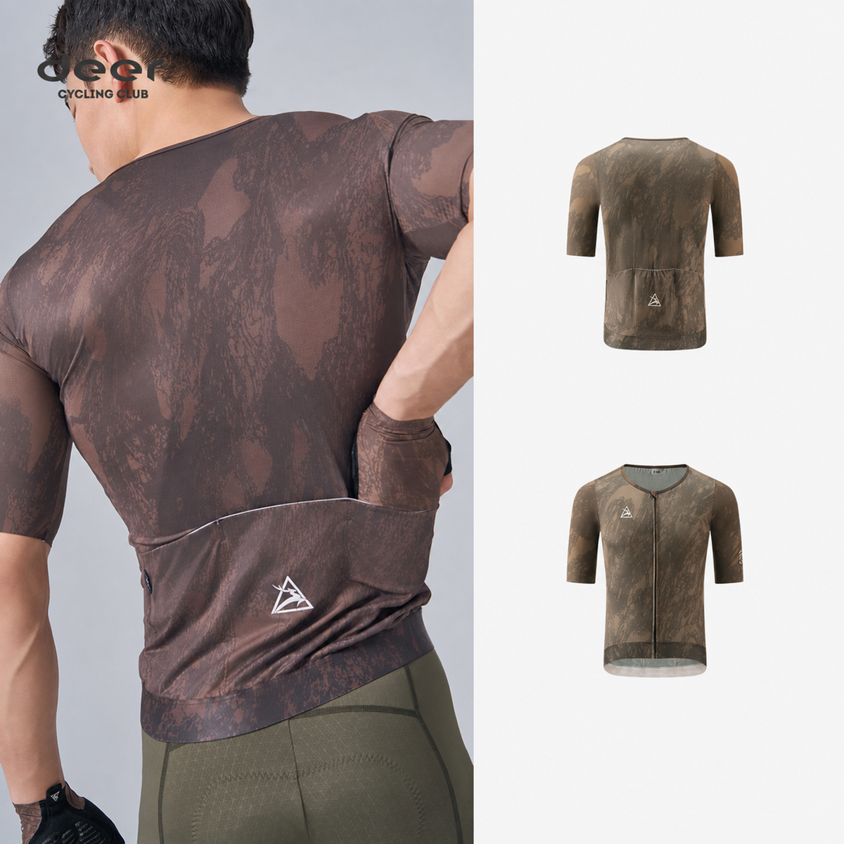 Streamlined Full-Zip Short-Sleeve Road Cycling Jersey — product story image 10 of 23