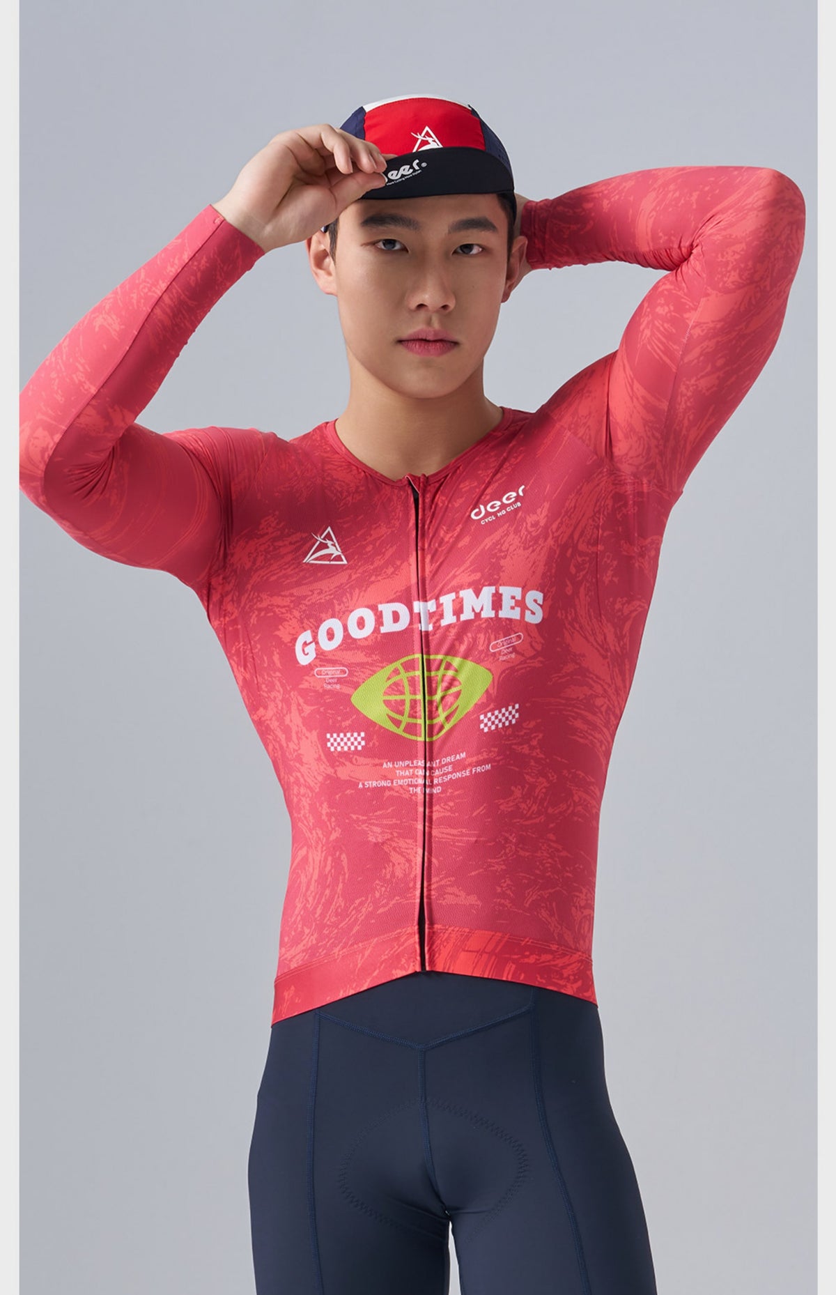 Streamlined Full-Zip Short-Sleeve Road Cycling Jersey — product story image 18 of 23