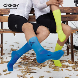 Treading Waves 200-Stitch Breathable Mid-Length Cycling Socks — thumbnail 1 of 30