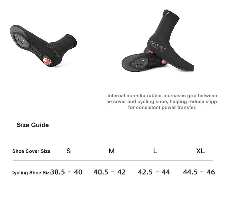 Fleece-Lined Neoprene Road Cycling Shoe Covers with Reflective Details — product story image 12 of 20