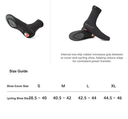 Fleece-Lined Neoprene Road Cycling Shoe Covers with Reflective Details — thumbnail 12 of 20