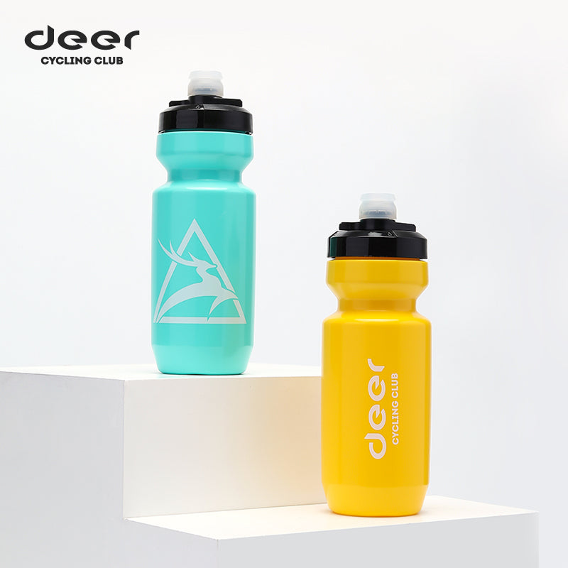 Easy-Squeeze Cycling Water Bottle with Rotary Flow Cap — product story image 02 of 32