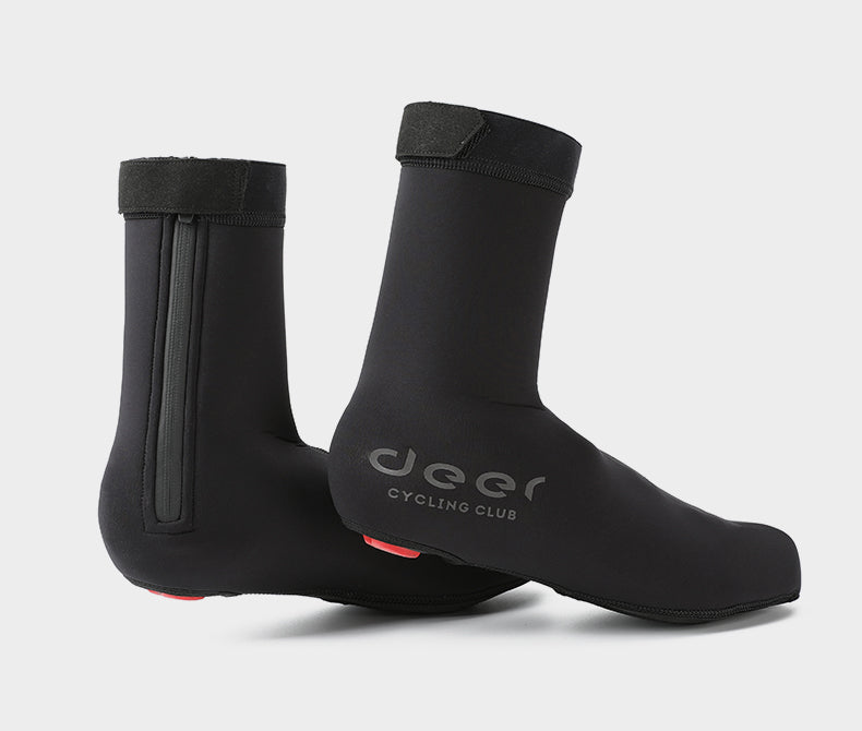 Fleece-Lined Neoprene Road Cycling Shoe Covers with Reflective Details — product story image 18 of 20