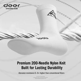 Treading Waves 200-Stitch Breathable Mid-Length Cycling Socks — thumbnail 3 of 30
