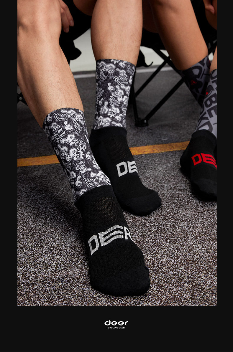 Treading Waves Breathable Compression Cycling Socks — product story image 15 of 21