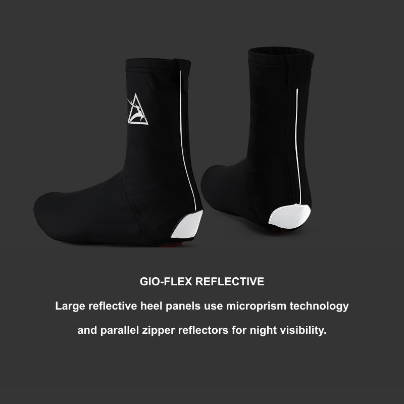 Fleece-Lined Reflective Road Cycling Shoe Covers — product story image 04 of 15