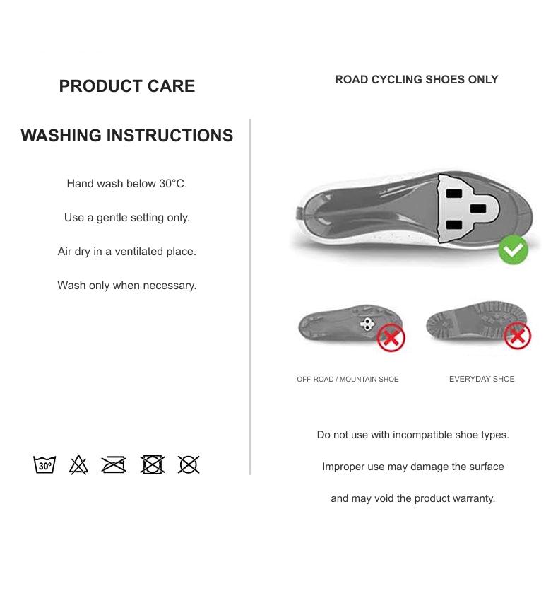 Fleece-Lined Neoprene Road Cycling Shoe Covers with Reflective Details — product story image 20 of 20