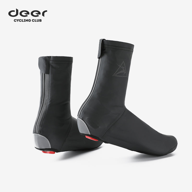 Fleece-Lined Reflective Road Cycling Shoe Covers — image 1 of 15