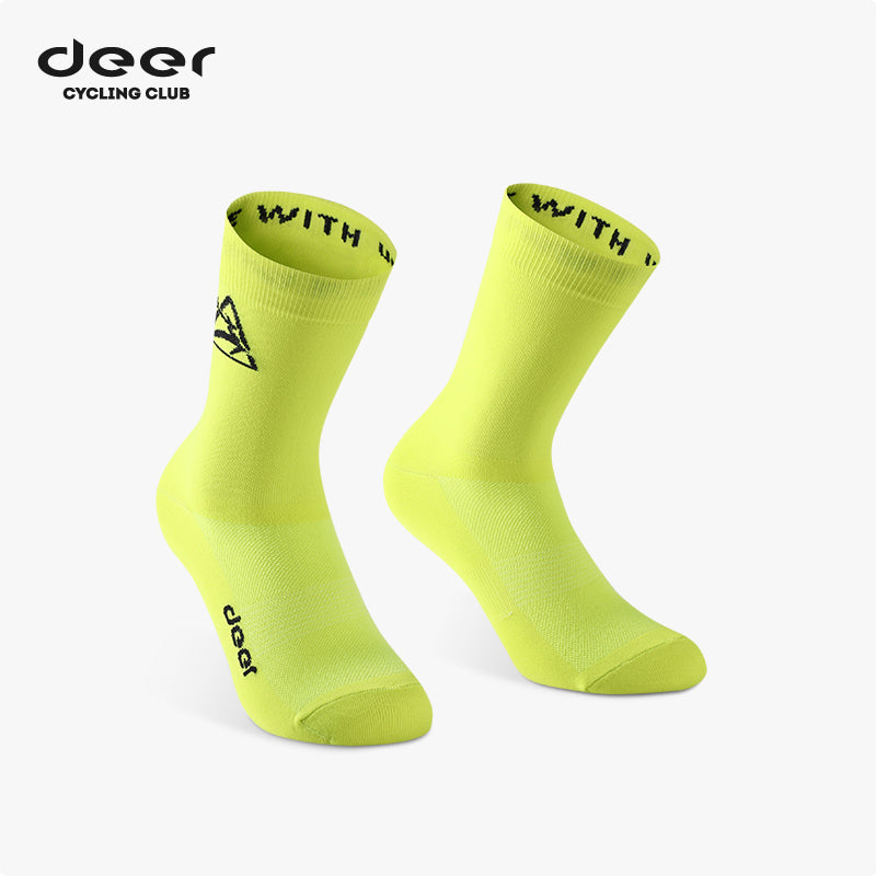 Treading Waves 200-Stitch Breathable Mid-Length Cycling Socks — product story image 10 of 30