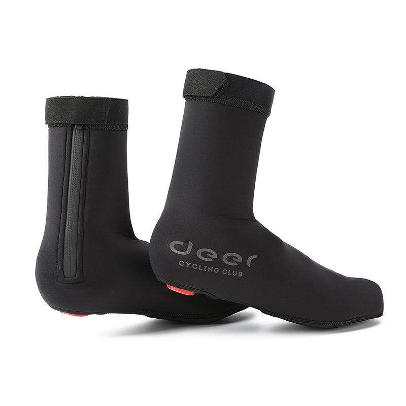 Fleece-Lined Neoprene Road Cycling Shoe Covers with Reflective Details — product story image 06 of 20