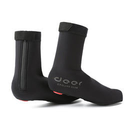 Fleece-Lined Neoprene Road Cycling Shoe Covers with Reflective Details — thumbnail 6 of 20