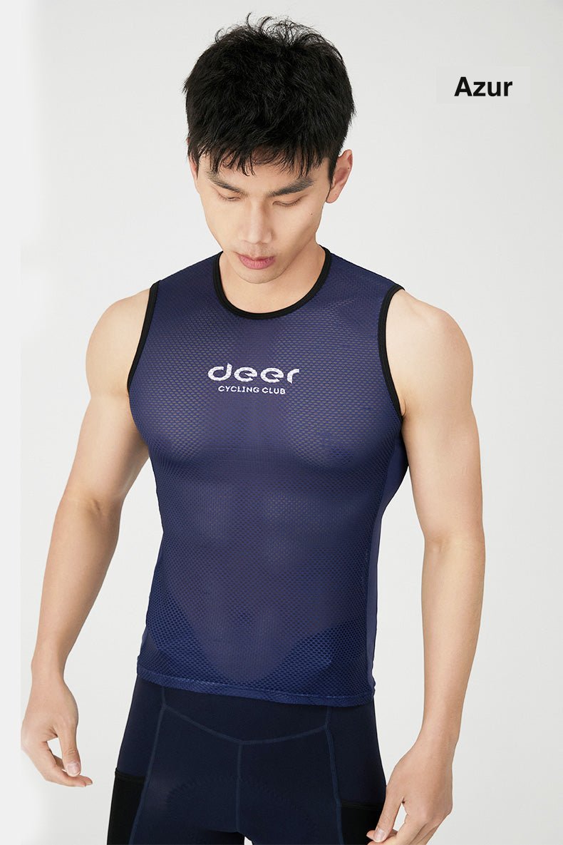 Men's Moisture-Wicking Mesh Cycling Base Layer — product story image 27 of 30