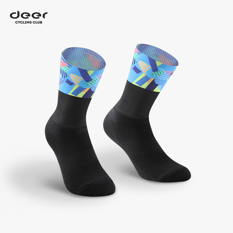 Treading Waves Breathable Compression Cycling Socks — product story image 10 of 21
