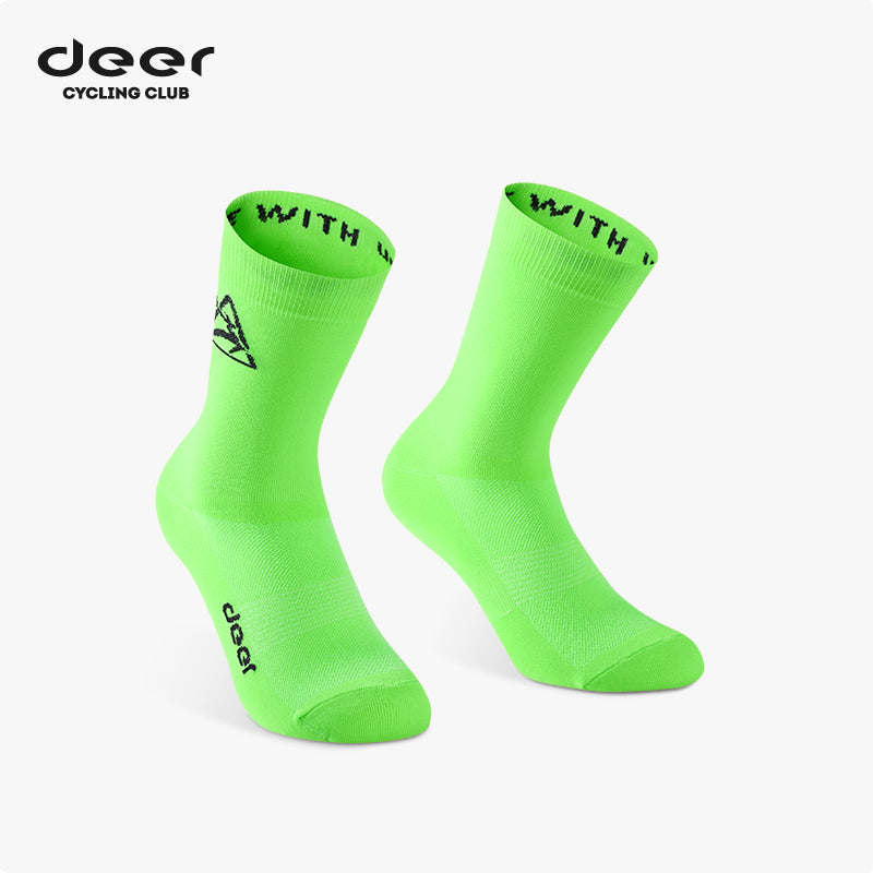 Treading Waves 200-Stitch Breathable Mid-Length Cycling Socks — product story image 14 of 30