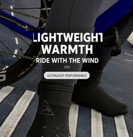 Fleece-Lined Reflective Road Cycling Shoe Covers — thumbnail 7 of 15