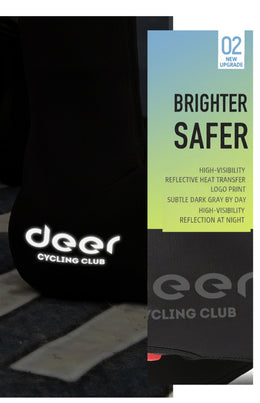 Fleece-Lined Neoprene Road Cycling Shoe Covers with Reflective Details — thumbnail 15 of 20