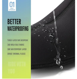 Fleece-Lined Neoprene Road Cycling Shoe Covers with Reflective Details — thumbnail 13 of 20