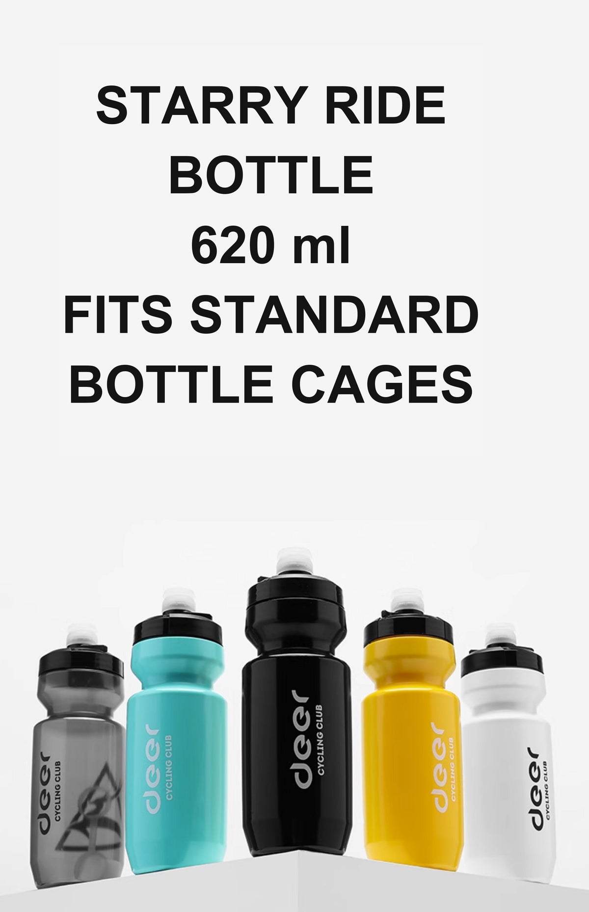 Easy-Squeeze Cycling Water Bottle with Rotary Flow Cap — product story image 24 of 32