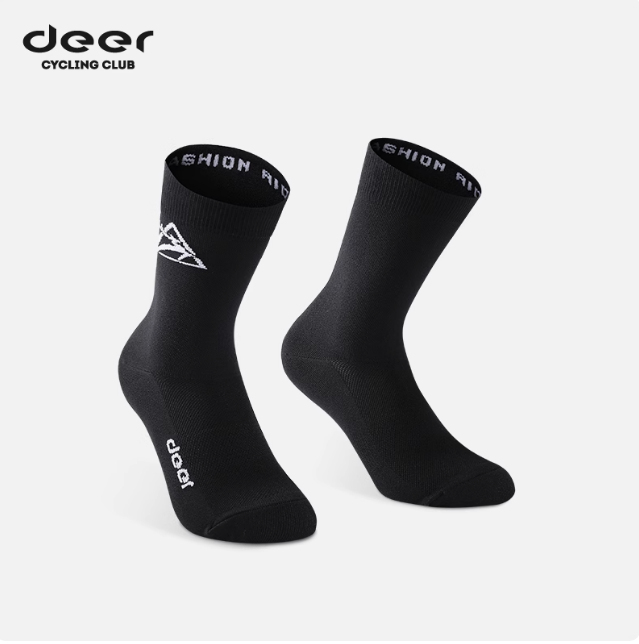 Treading Waves 200-Stitch Breathable Mid-Length Cycling Socks — product story image 13 of 30