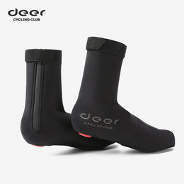 Fleece-Lined Neoprene Road Cycling Shoe Covers with Reflective Details — thumbnail 1 of 20
