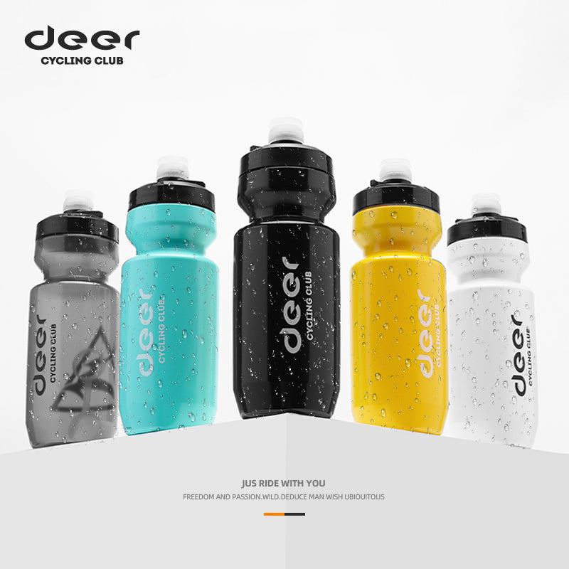 Easy-Squeeze Cycling Water Bottle with Rotary Flow Cap — product story image 01 of 32