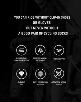 Treading Waves 200-Stitch Breathable Mid-Length Cycling Socks — thumbnail 17 of 30