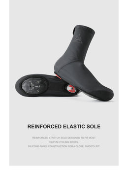 Fleece-Lined Reflective Road Cycling Shoe Covers — thumbnail 14 of 15