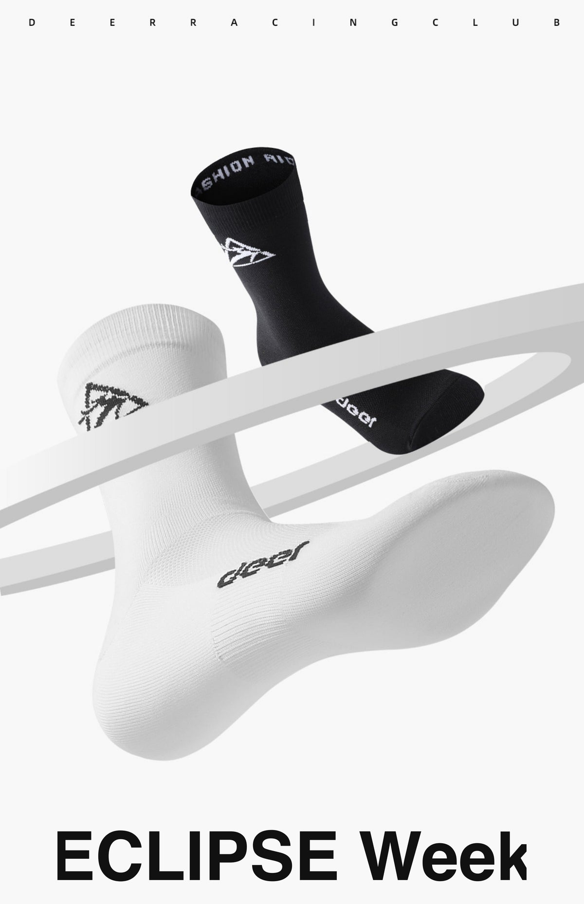 Treading Waves 200-Stitch Breathable Mid-Length Cycling Socks — product story image 15 of 30