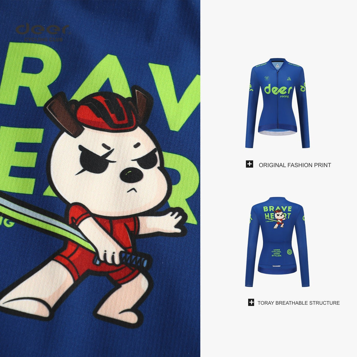 Custom Cycling Jersey Program — Deer Graphic Collection — product image 29 of 49