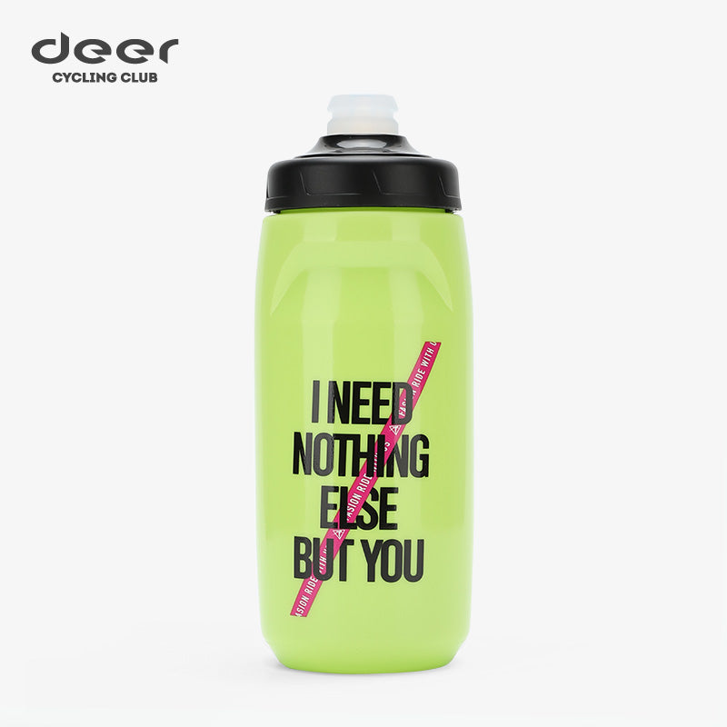 Easy-Squeeze Cycling Water Bottle with Rotary Flow Cap — product story image 15 of 32