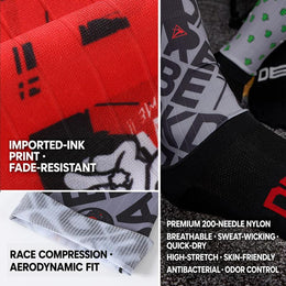 Treading Waves Breathable Compression Cycling Socks — thumbnail 3 of 21