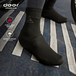 Fleece-Lined Reflective Road Cycling Shoe Covers — thumbnail 2 of 15