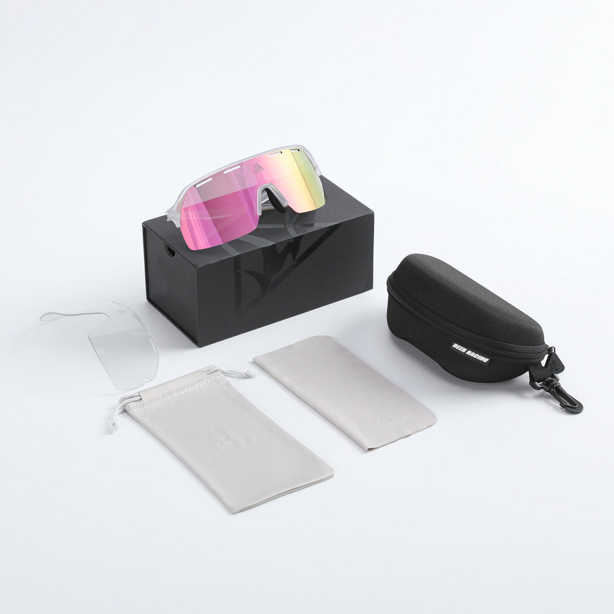 Ventilated Wide-Shield Road Cycling Sunglasses — product story image 02 of 12