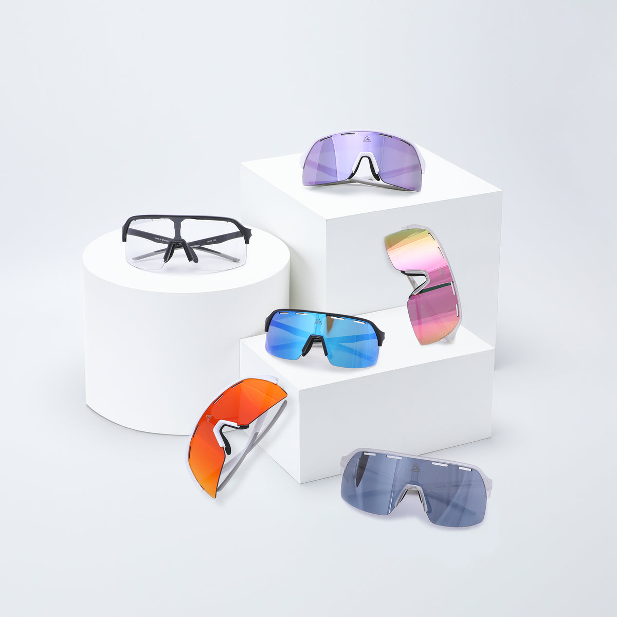Ventilated Wide-Shield Road Cycling Sunglasses — product story image 01 of 12