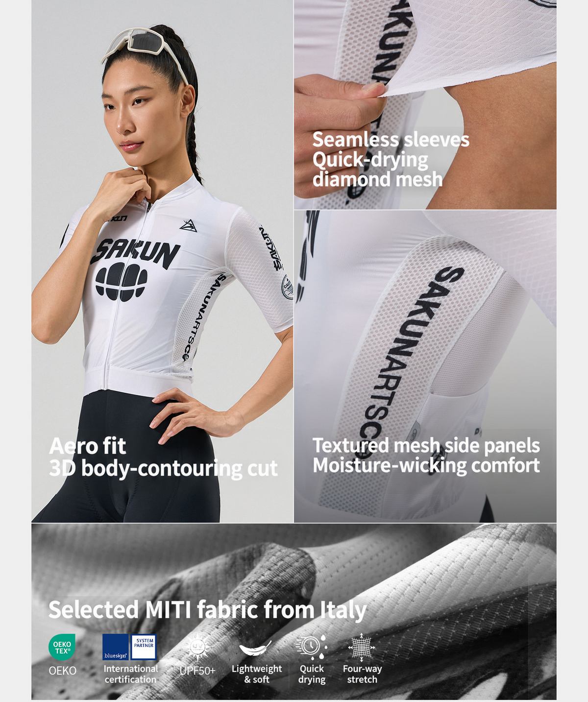 SAKUN x DEER cycling jersey — English product detail