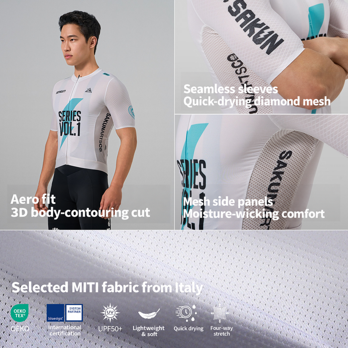 SAKUN x DEER cycling jersey — English product detail