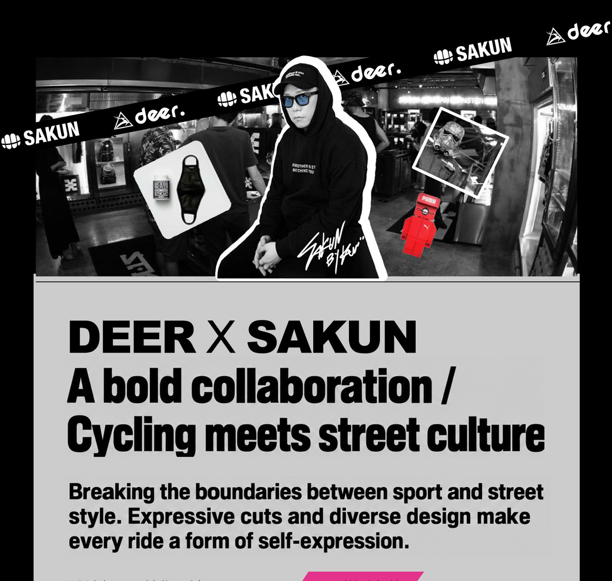SAKUN x DEER cycling jersey — English product detail