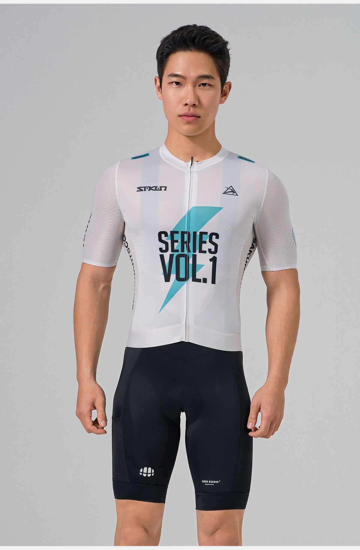 SAKUN x DEER cycling jersey — product photograph