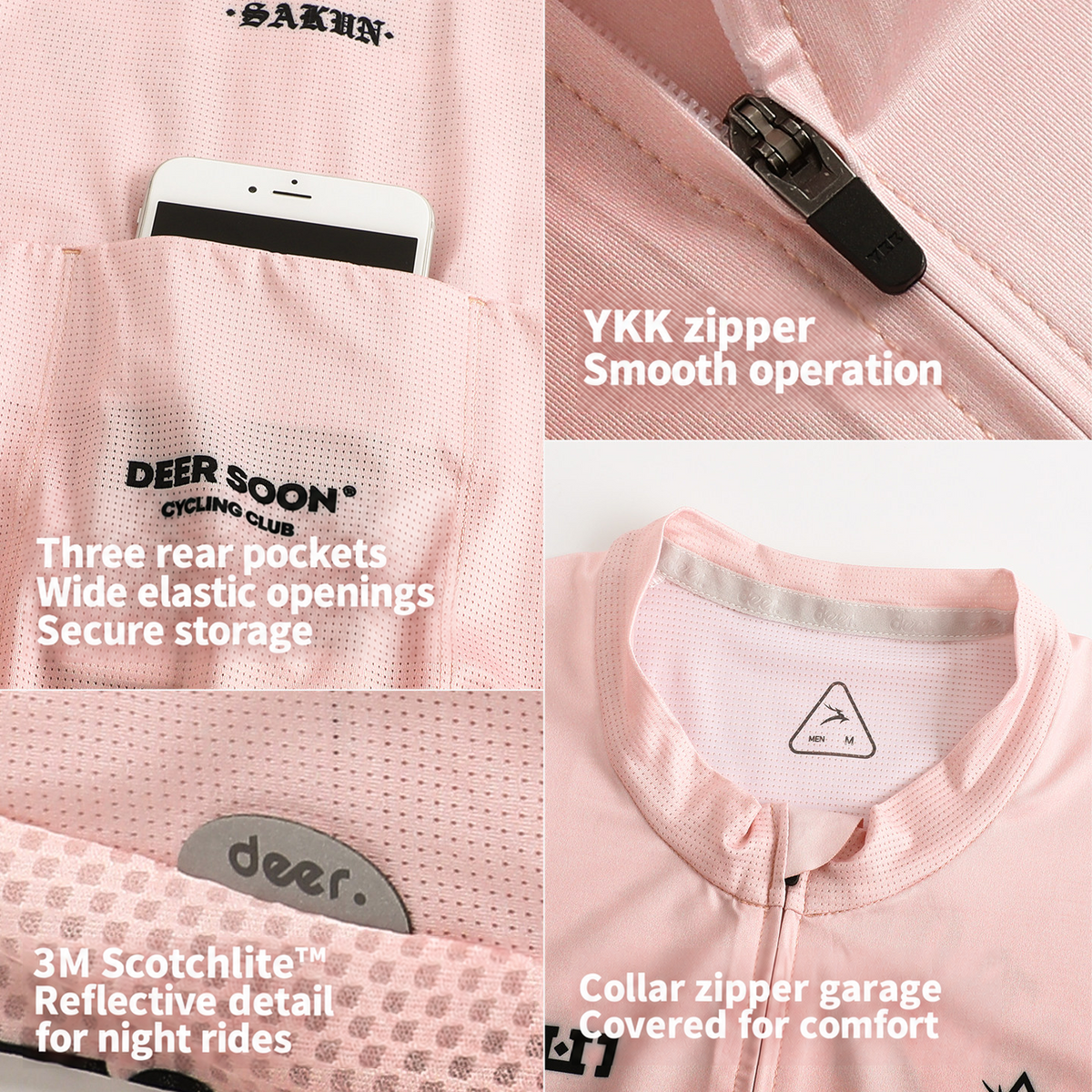 SAKUN x DEER cycling jersey — English product detail