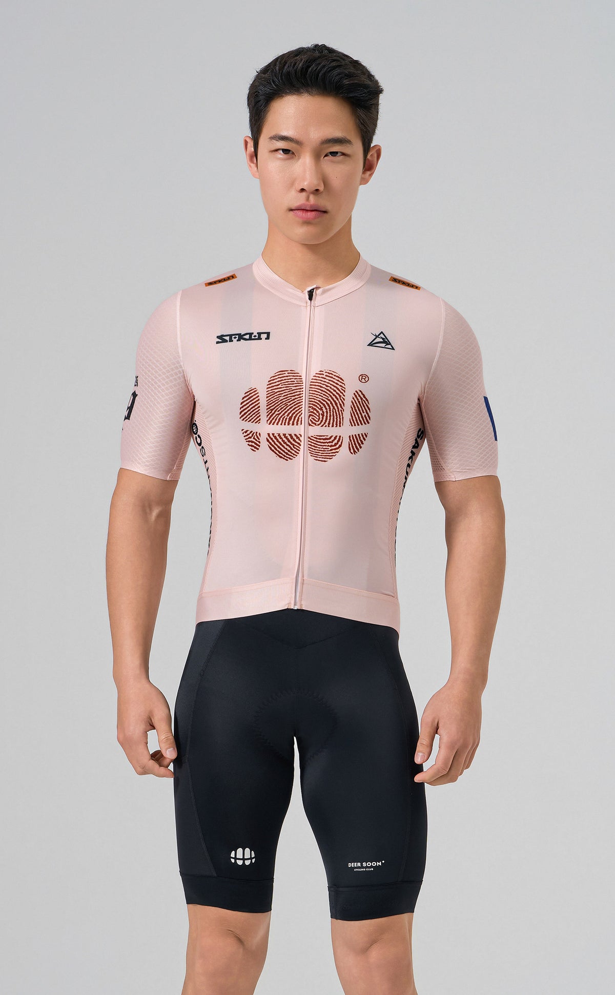 SAKUN x DEER cycling jersey — product photograph