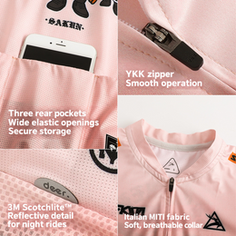 SAKUN x DEER cycling jersey — English product detail
