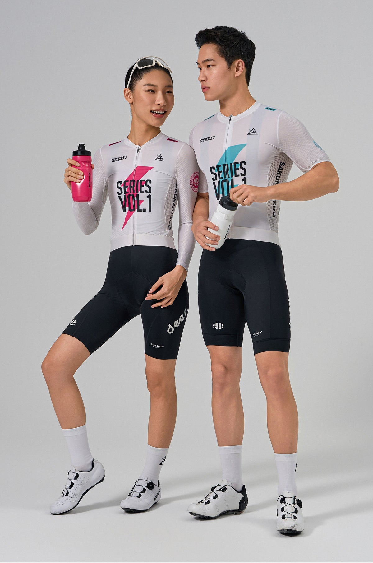 SAKUN x DEER cycling jersey — product photograph