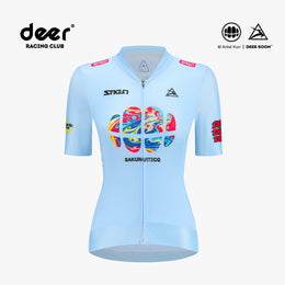 SAKUN x DEER cycling jersey — product photograph