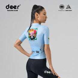 SAKUN x DEER cycling jersey — product photograph