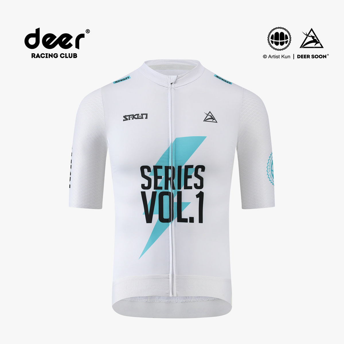 SAKUN x DEER cycling jersey — product photograph